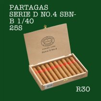 PARTAGAS SERIE D NO.4 SBN-B 1/40 25S