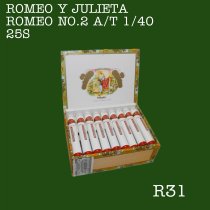ROMEO Y JULIETA ROMEO NO.2 A/T 1/40 (PER STICK)羅密歐．朱麗葉 (銀管二號 )